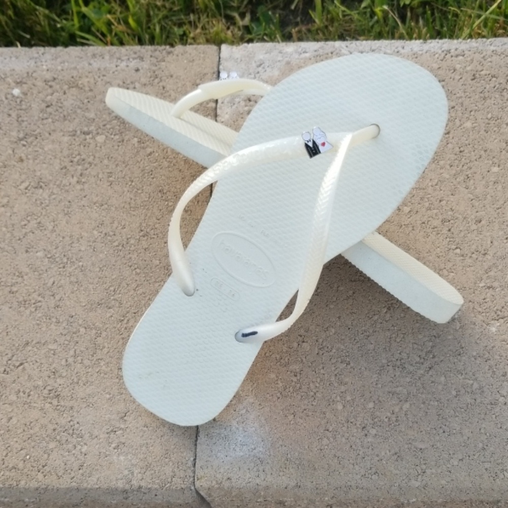 White Bridal Havaianas